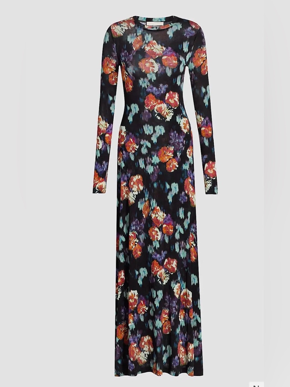 Ulla Johnson Amari Floral Long-Sleeve Maxi Dress